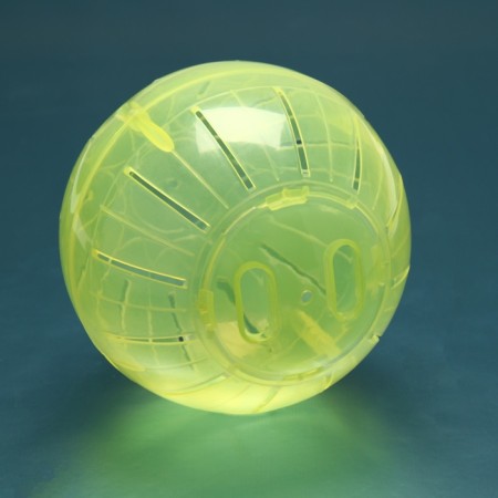 Ball for rodents "Pigger", 12 cm, yellow
