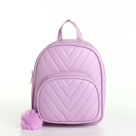 The backpack of the stitch strip, 20*8*23, lightning department, n/pocket, lilac-3