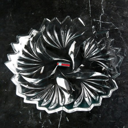Set of glass plates "Victoria", d = 19 cm, Iran-2