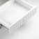 Tumbling bedside Astoria 3, 510x380x530, white/ white MDF 19mm