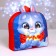 Baby plush backpack "Hare", 24x24 cm