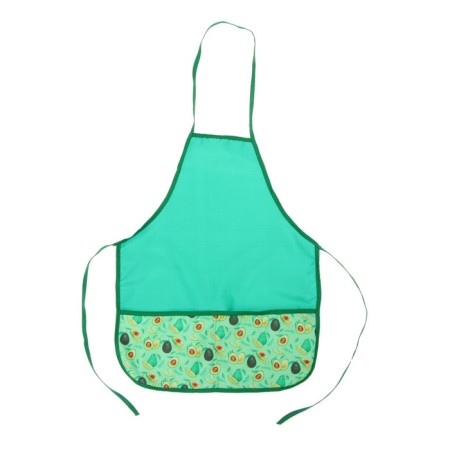 Apron for labor + sleevens, 485 x 395/250 x 160 mm, height 116-146 cm, calligrata, "avocado"-1
