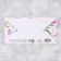 Money envelope "Flower composition", textured paper of the VHI, 16.5 × 8 cm