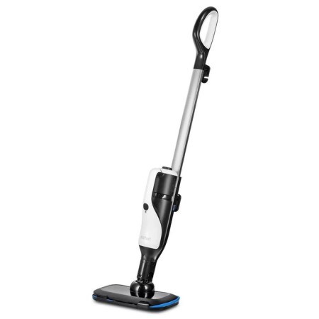 Steam mop KitFort KT-1066, 1500 W, 370 ml, cord 5 m, black and white