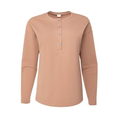 Women's longliva Minaku: Basic Line Beige Color, Rr. 46-5