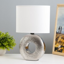 Palermo table lamp E14 40W silver 20x10x29.5 cm Risalux