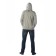 Male hoodies, size 50, gray-melange color