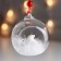 Souvenir Polystone, glass "Squirrel in the ball" 8.2x7x8 cm