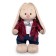 Soft toy "Bunny mi in jacket and jeans", 25 cm