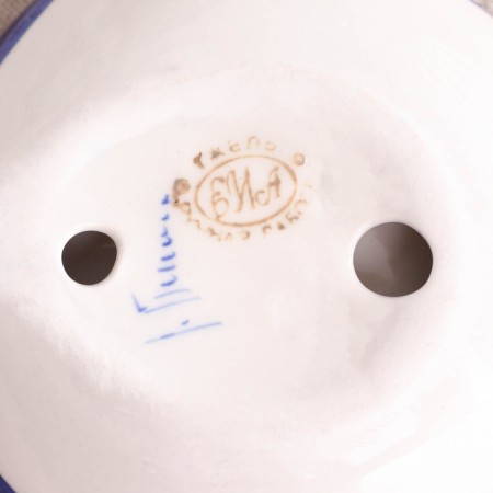 Subway "Cat", Gzhel, Porcelain, 17 cm-3