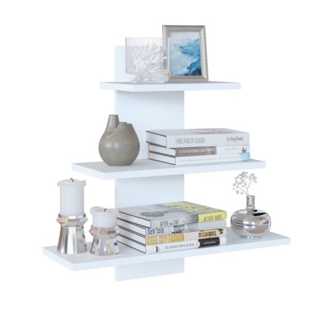 Wall shelf, 600 × 212 × 600 mm, white color