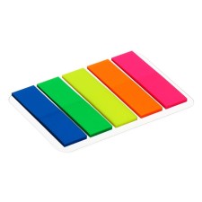 Bookmarks with adhesive edge plastic 12x45 mm, Erichkrause 
