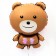Foil ball 25 "Bear", matte