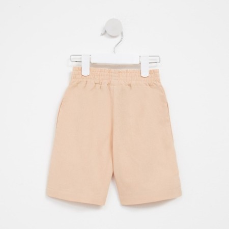 Burmuda shorts Minaku: Cotton Collection Beige color, height 110-6
