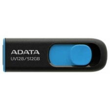 A-DATA 512GB Dashdrive UV128 AUV128-512G-RBE USB3.0 Black/Black/blue/blue/blue