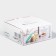 Glass container Polar, 785 ml, 2 sections, green cover