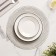 Serving napkin on the table "Gradient", D = 30 cm, color gray color