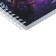 A notebook of 96 sheets in a cage on the crest "Night City", a cover shaking cardboard, glossy lamination