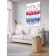 Decorative panel with photo printing “Flamingo Watercolor”, vertical, size 150x200 cm