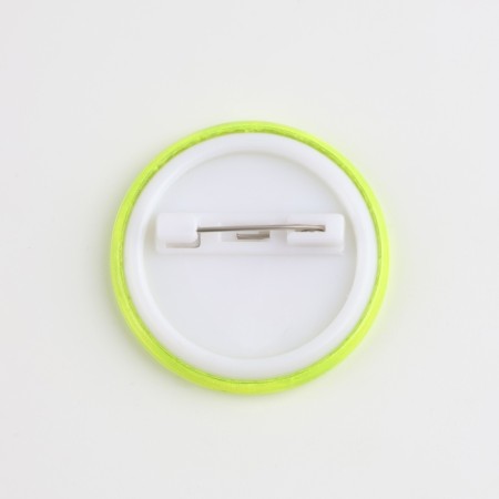The reflective icon "Smile", d = 3 cm, yellow color-3