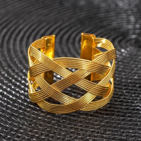 Ring for napkin "Sphere", 3.5 × 4.5 × 5.5 cm, gold color