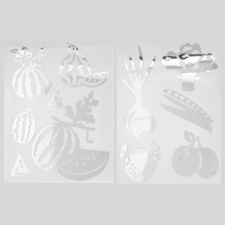 Interior mirror sticker "Fruits and berries" MIX 31.5x41 cm-2
