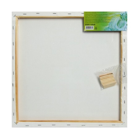Canvas on the subframe, cotton 100%, 40 x 40 x 1.8 cm, acrylic soil, fine -grained, 280 g/m²-9