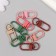 Carabiner Metal with a ring "Loop" mix 3.1x1.2 cm