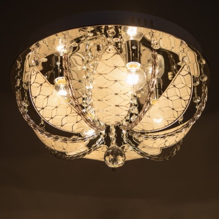 Chandelier 55576/400 CR chrome 4x40W E14 LED PDU 40x40x21cm-3