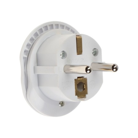 Universal adapter 16a, with salary, 220 V, white, flush in the outlet, 1 pc.-2
