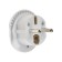 Universal adapter 16a, with salary, 220 V, white, flush in the outlet, 1 pc.