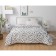 The blanket "Tabio", size 200x220 cm, black and white color