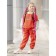 Set: Huds and Pants "College", height 110 cm, color orange color