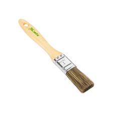 Кисть плоская MTX 83077, смешанная щетина, деревянная ручка, 1"