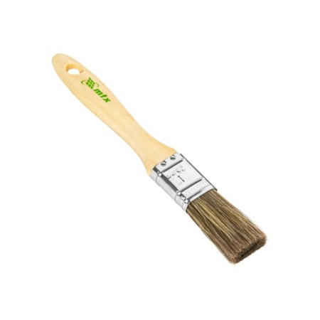 Brush flat MTX 83077, mixed bristles, wooden pen, 1 "