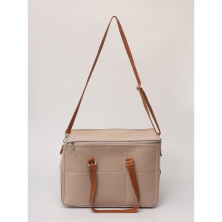 Women's bag Arya Home Peyton, size 20x26x38 cm, beige color-1