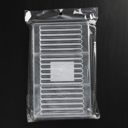 Form for chocolate "straw", 18 cells, 20 × 12 × 2.5 cm, cell 8.5 × 0.5 cm-3