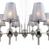 Suspension lamp 10x40W E14, size 95x95x100 cm
