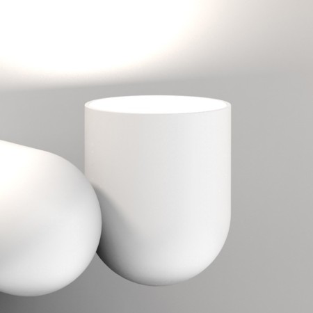 Wall lamp mantra iOS, GU10, 1x12W, 59x59x90 mm, white color-2