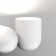 Wall lamp mantra iOS, GU10, 1x12W, 59x59x90 mm, white color