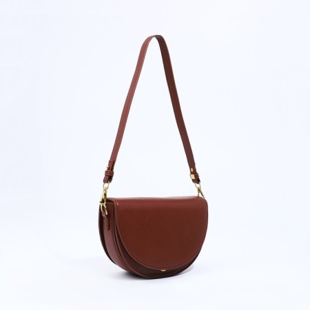 Lightning bag bag, brown color-4