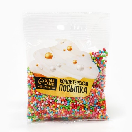 Sprinking soft: red, white, green, blue, yellow, 50 g.-5