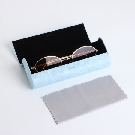 Magnet glass case, length 16 cm, blue color-3