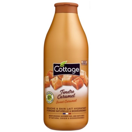 Shower gel and bath foam 2 in 1 cottage "Sweet Caramel", 750 ml