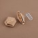 Bag stacking, 3.1 × 3.1 cm, gold color