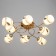 Briana chandelier 8x40W E27 Gold Model: 2800087