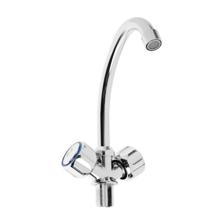 Mirage mixer "Mirage" V338M TYE-1005, two-welfare, pour 300 mm, handle mix, chrome