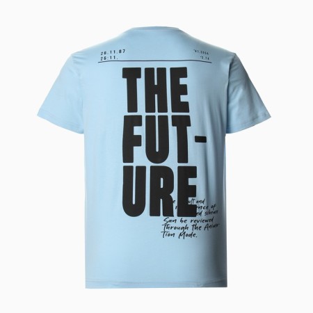 T -shirt male, blue color, size 46 (m)-6