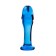 Sexus Glass anal phalloimitator, glass, blue color, 13 cm