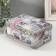 Owl and feathers needlework box 18x12x9.5 cm